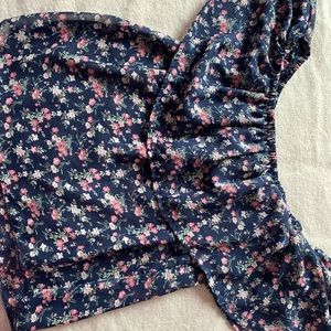 Off-the shoulder blouse